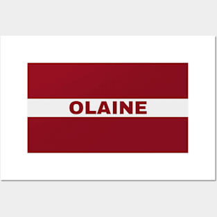 Olaine City in Latvian Flag Posters and Art